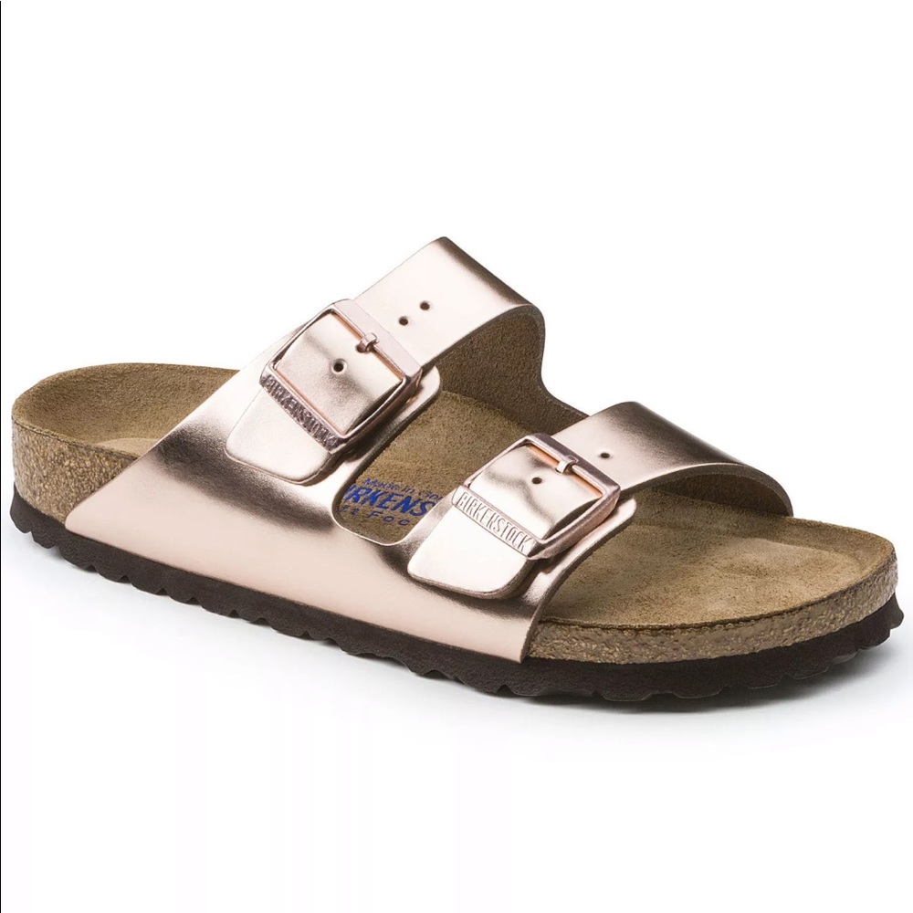 Birkenstock Arizona copper softfootbed 36N & 42N